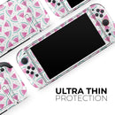 The All Over Watermelon Slice Pattern // Premium Vinyl Wrap Skin Kit Compatible with the Nintendo Switch 2