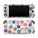 The Colorful Donut Overlay // Premium Vinyl Wrap Skin Kit Compatible with the Nintendo Switch 2
