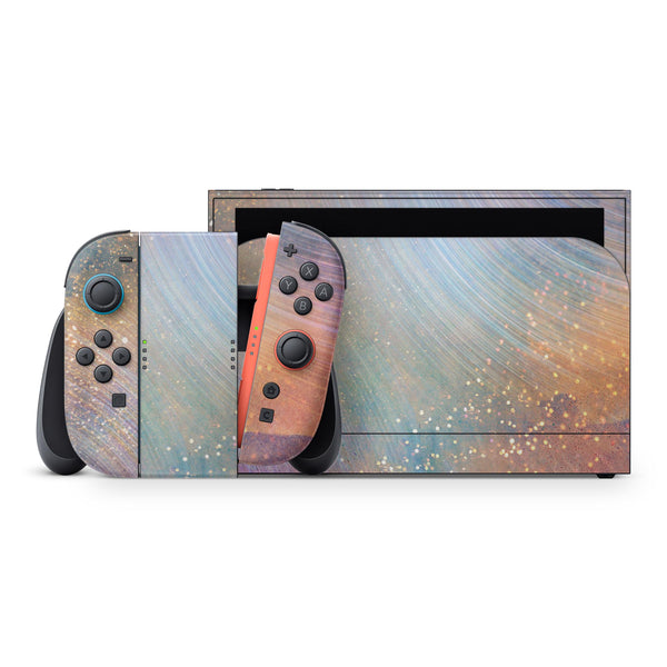 The Swirling Tie-Dye Scratched Surface Vinyl Skin Kit — Compatible