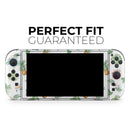 The Tropical Pineapple and Floral Pattern // Premium Vinyl Wrap Skin Kit Compatible with the Nintendo Switch 2
