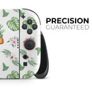 The Tropical Pineapple and Floral Pattern // Premium Vinyl Wrap Skin Kit Compatible with the Nintendo Switch 2