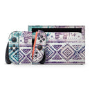 Tie-Dyed Aztec Elephant Pattern V2 // Premium Vinyl Wrap Skin Kit Compatible with the Nintendo Switch 2