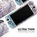 Tie-Dyed Aztec Elephant Pattern V2 // Premium Vinyl Wrap Skin Kit Compatible with the Nintendo Switch 2
