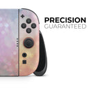 Tie Dye Unfocused Glowing Orbs of Light // Premium Vinyl Wrap Skin Kit Compatible with the Nintendo Switch 2