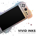 Tie Dye Unfocused Glowing Orbs of Light // Premium Vinyl Wrap Skin Kit Compatible with the Nintendo Switch 2