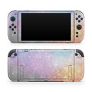 Tie Dye Unfocused Glowing Orbs of Light // Premium Vinyl Wrap Skin Kit Compatible with the Nintendo Switch 2