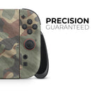 Traditional Camouflage Fabric Pattern // Premium Vinyl Wrap Skin Kit Compatible with the Nintendo Switch 2