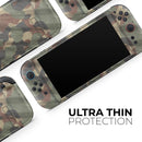 Traditional Camouflage Fabric Pattern // Premium Vinyl Wrap Skin Kit Compatible with the Nintendo Switch 2