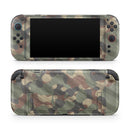 Traditional Camouflage Fabric Pattern // Premium Vinyl Wrap Skin Kit Compatible with the Nintendo Switch 2