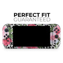 Trendy Floral On Animal Print V1 // Premium Vinyl Wrap Skin Kit Compatible with the Nintendo Switch 2