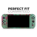 Trendy Green with Pink Rust // Premium Vinyl Wrap Skin Kit Compatible with the Nintendo Switch 2 - Vinyl Skin Wrap for Nintendo Switch 2, OLED, Lite, Pro Controller, Wii & Classic Handhelds