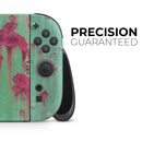 Trendy Green with Pink Rust // Premium Vinyl Wrap Skin Kit Compatible with the Nintendo Switch 2 - Vinyl Skin Wrap for Nintendo Switch 2, OLED, Lite, Pro Controller, Wii & Classic Handhelds