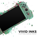Trendy Green with Pink Rust // Premium Vinyl Wrap Skin Kit Compatible with the Nintendo Switch 2 - Vinyl Skin Wrap for Nintendo Switch 2, OLED, Lite, Pro Controller, Wii & Classic Handhelds