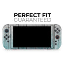Trendy Teal to White Aged Wood Planks // Premium Vinyl Wrap Skin Kit Compatible with the Nintendo Switch 2 - Vinyl Skin Wrap for Nintendo Switch 2, OLED, Lite, Pro Controller, Wii & Classic Handhelds
