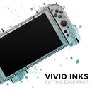 Trendy Teal to White Aged Wood Planks // Premium Vinyl Wrap Skin Kit Compatible with the Nintendo Switch 2 - Vinyl Skin Wrap for Nintendo Switch 2, OLED, Lite, Pro Controller, Wii & Classic Handhelds