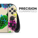 Tropical Cool Retro Pineapples // Premium Vinyl Wrap Skin Kit Compatible with the Nintendo Switch 2 - Vinyl Skin Wrap for Nintendo Switch 2, OLED, Lite, Pro Controller, Wii & Classic Handhelds