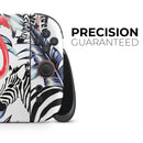 Tropical Flamingo and Zebra Jungle // Premium Vinyl Wrap Skin Kit Compatible with the Nintendo Switch 2 - Vinyl Skin Wrap for Nintendo Switch 2, OLED, Lite, Pro Controller, Wii & Classic Handhelds