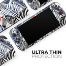 Tropical Flamingo and Zebra Jungle // Premium Vinyl Wrap Skin Kit Compatible with the Nintendo Switch 2 - Vinyl Skin Wrap for Nintendo Switch 2, OLED, Lite, Pro Controller, Wii & Classic Handhelds