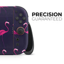 Tropical Neon Summer Flamingo // Premium Vinyl Wrap Skin Kit Compatible with the Nintendo Switch 2 - Vinyl Skin Wrap for Nintendo Switch 2, OLED, Lite, Pro Controller, Wii & Classic Handhelds