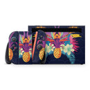 Tropical Neon Summer Reflect // Premium Vinyl Wrap Skin Kit Compatible with the Nintendo Switch 2 - Vinyl Skin Wrap for Nintendo Switch 2, OLED, Lite, Pro Controller, Wii & Classic Handhelds