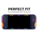 Tropical Neon Summer Reflect // Premium Vinyl Wrap Skin Kit Compatible with the Nintendo Switch 2 - Vinyl Skin Wrap for Nintendo Switch 2, OLED, Lite, Pro Controller, Wii & Classic Handhelds