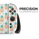 Tropical Summer Pineapple v1 // Premium Vinyl Wrap Skin Kit Compatible with the Nintendo Switch 2 - Vinyl Skin Wrap for Nintendo Switch 2, OLED, Lite, Pro Controller, Wii & Classic Handhelds