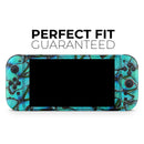 Turquoise Butterfly Bundle // Premium Vinyl Wrap Skin Kit Compatible with the Nintendo Switch 2 - Vinyl Skin Wrap for Nintendo Switch 2, OLED, Lite, Pro Controller, Wii & Classic Handhelds