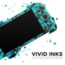 Turquoise Butterfly Bundle // Premium Vinyl Wrap Skin Kit Compatible with the Nintendo Switch 2 - Vinyl Skin Wrap for Nintendo Switch 2, OLED, Lite, Pro Controller, Wii & Classic Handhelds