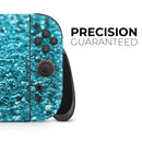 Turquoise Glimmer // Premium Vinyl Wrap Skin Kit Compatible with the Nintendo Switch 2 - Vinyl Skin Wrap for Nintendo Switch 2, OLED, Lite, Pro Controller, Wii & Classic Handhelds