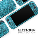 Turquoise Glimmer // Premium Vinyl Wrap Skin Kit Compatible with the Nintendo Switch 2 - Vinyl Skin Wrap for Nintendo Switch 2, OLED, Lite, Pro Controller, Wii & Classic Handhelds