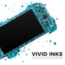 Turquoise Glimmer // Premium Vinyl Wrap Skin Kit Compatible with the Nintendo Switch 2 - Vinyl Skin Wrap for Nintendo Switch 2, OLED, Lite, Pro Controller, Wii & Classic Handhelds