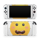 Uhh Friendly Emoticons // Premium Vinyl Wrap Skin Kit Compatible with the Nintendo Switch 2 - Vinyl Skin Wrap for Nintendo Switch 2, OLED, Lite, Pro Controller, Wii & Classic Handhelds