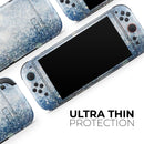 Unfocused Blue and Gold Sparkles // Premium Vinyl Wrap Skin Kit Compatible with the Nintendo Switch 2 - Vinyl Skin Wrap for Nintendo Switch 2, OLED, Lite, Pro Controller, Wii & Classic Handhelds
