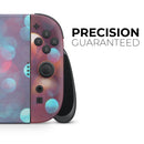 Unfocused Blue and Red Orbs // Premium Vinyl Wrap Skin Kit Compatible with the Nintendo Switch 2 - Vinyl Skin Wrap for Nintendo Switch 2, OLED, Lite, Pro Controller, Wii & Classic Handhelds