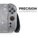Unfocused Grayscale Glimmering Orbs of Light // Premium Vinyl Wrap Skin Kit Compatible with the Nintendo Switch 2 - Vinyl Skin Wrap for Nintendo Switch 2, OLED, Lite, Pro Controller, Wii & Classic Handhelds
