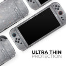 Unfocused Grayscale Glimmering Orbs of Light // Premium Vinyl Wrap Skin Kit Compatible with the Nintendo Switch 2 - Vinyl Skin Wrap for Nintendo Switch 2, OLED, Lite, Pro Controller, Wii & Classic Handhelds