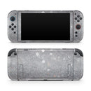Unfocused Grayscale Glimmering Orbs of Light // Premium Vinyl Wrap Skin Kit Compatible with the Nintendo Switch 2 - Vinyl Skin Wrap for Nintendo Switch 2, OLED, Lite, Pro Controller, Wii & Classic Handhelds
