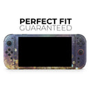 Unfocused MultiColor Gold Sparkle // Premium Vinyl Wrap Skin Kit Compatible with the Nintendo Switch 2 - Vinyl Skin Wrap for Nintendo Switch 2, OLED, Lite, Pro Controller, Wii & Classic Handhelds