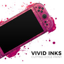 Unfocused Pink Glimmer // Premium Vinyl Wrap Skin Kit Compatible with the Nintendo Switch 2 - Vinyl Skin Wrap for Nintendo Switch 2, OLED, Lite, Pro Controller, Wii & Classic Handhelds