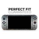 Unfocused Silver Sparkle with Gold Orbs // Premium Vinyl Wrap Skin Kit Compatible with the Nintendo Switch 2 - Vinyl Skin Wrap for Nintendo Switch 2, OLED, Lite, Pro Controller, Wii & Classic Handhelds