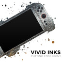 Unfocused Silver Sparkle with Gold Orbs // Premium Vinyl Wrap Skin Kit Compatible with the Nintendo Switch 2 - Vinyl Skin Wrap for Nintendo Switch 2, OLED, Lite, Pro Controller, Wii & Classic Handhelds