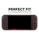 Varying Shades of Red Geometric Shapes // Premium Vinyl Wrap Skin Kit Compatible with the Nintendo Switch 2 - Vinyl Skin Wrap for Nintendo Switch 2, OLED, Lite, Pro Controller, Wii & Classic Handhelds