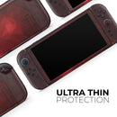 Varying Shades of Red Geometric Shapes // Premium Vinyl Wrap Skin Kit Compatible with the Nintendo Switch 2 - Vinyl Skin Wrap for Nintendo Switch 2, OLED, Lite, Pro Controller, Wii & Classic Handhelds