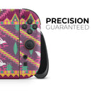 Vector Aztec Birdy Pattern // Premium Vinyl Wrap Skin Kit Compatible with the Nintendo Switch 2 - Vinyl Skin Wrap for Nintendo Switch 2, OLED, Lite, Pro Controller, Wii & Classic Handhelds