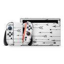 Vector Black Arrows // Premium Vinyl Wrap Skin Kit Compatible with the Nintendo Switch 2 - Vinyl Skin Wrap for Nintendo Switch 2, OLED, Lite, Pro Controller, Wii & Classic Handhelds