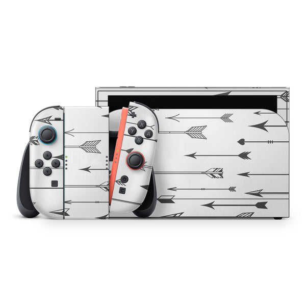 Nintendo Switch Skin — Vector Black Arrows | DesignSkinz