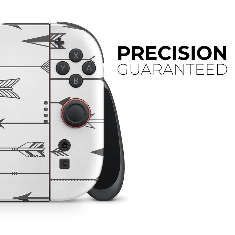 Nintendo Switch 本体 カスタムスキン仕様 Nintendo Switch Skin — Vector Black Arrows | DesignSkinz