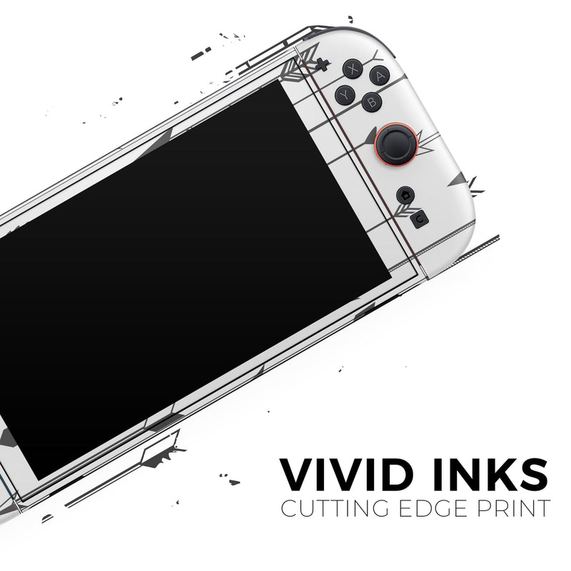 Nintendo Switch Skin — Vector Black Arrows | DesignSkinz