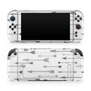 Vector Black Arrows // Premium Vinyl Wrap Skin Kit Compatible with the Nintendo Switch 2 - Vinyl Skin Wrap for Nintendo Switch 2, OLED, Lite, Pro Controller, Wii & Classic Handhelds