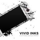 Vector Black and White Feathers // Premium Vinyl Wrap Skin Kit Compatible with the Nintendo Switch 2 - Vinyl Skin Wrap for Nintendo Switch 2, OLED, Lite, Pro Controller, Wii & Classic Handhelds